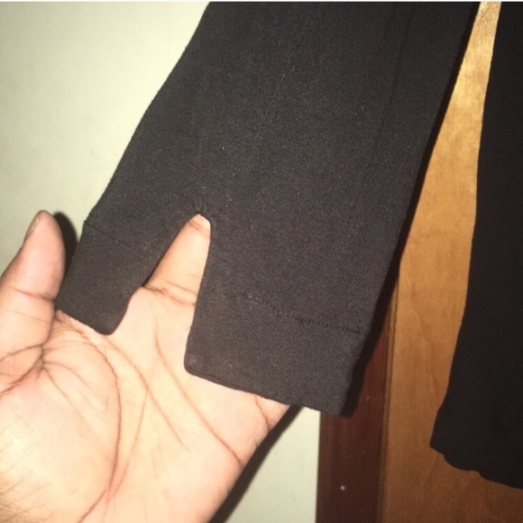 Sz. Large Beaded Neck Quarter Sleeve Length Top - Picture 5 of 7